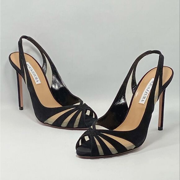 Aquazzura The Spy Suede pumps size 38.5 - Picture 5 of 11